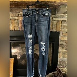 Judy blue skinny ripped jeans